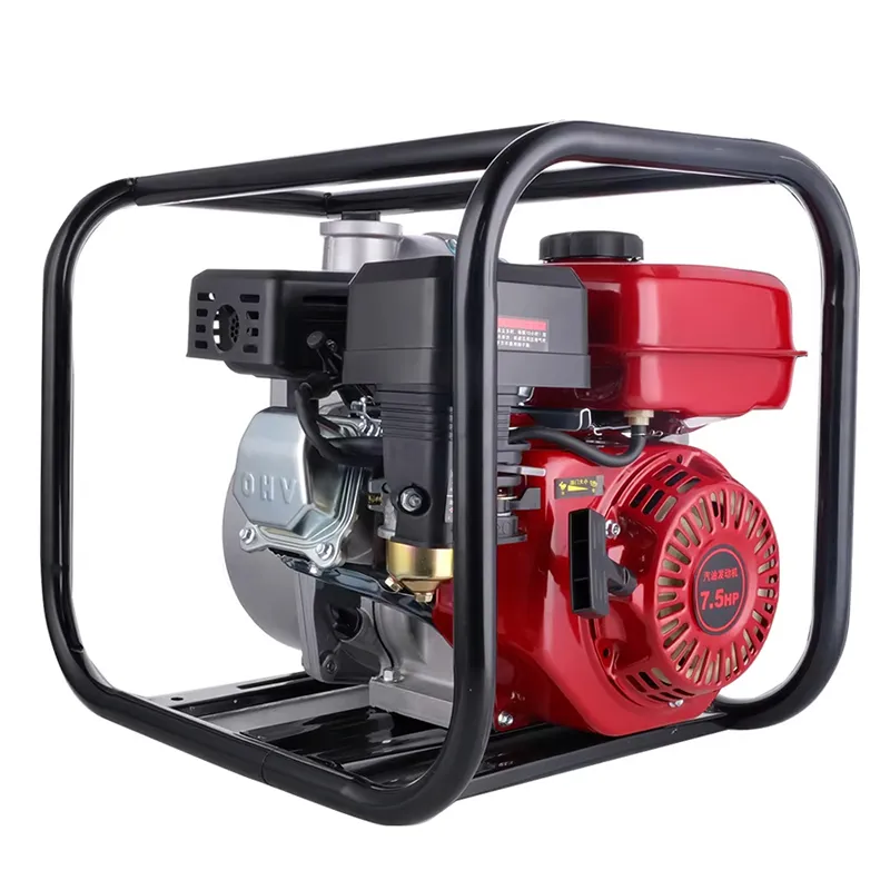 Gasoline Water Pump Large Flow 6.5hp Engine High Pressure Water Pump for Agriculture Irrigation