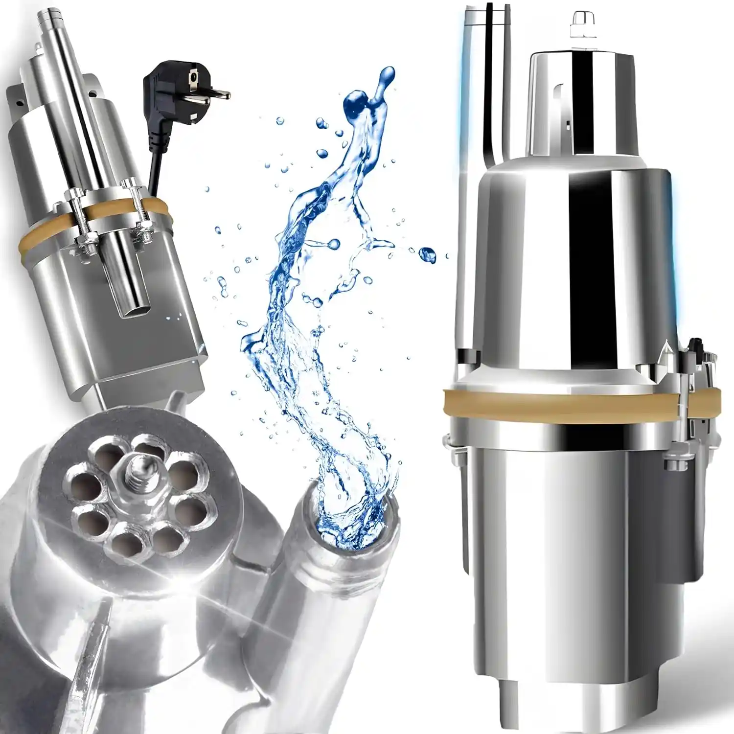 220V AC/50Hz VMP Electrical Vibration Pump Submersible pumps for Gardens and Irrigation