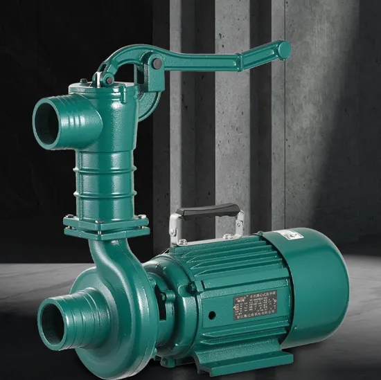 Big Flow Deep Well Hand Electric Pump Cast Iron Self-Priming Centrifugal Pump - Image 2