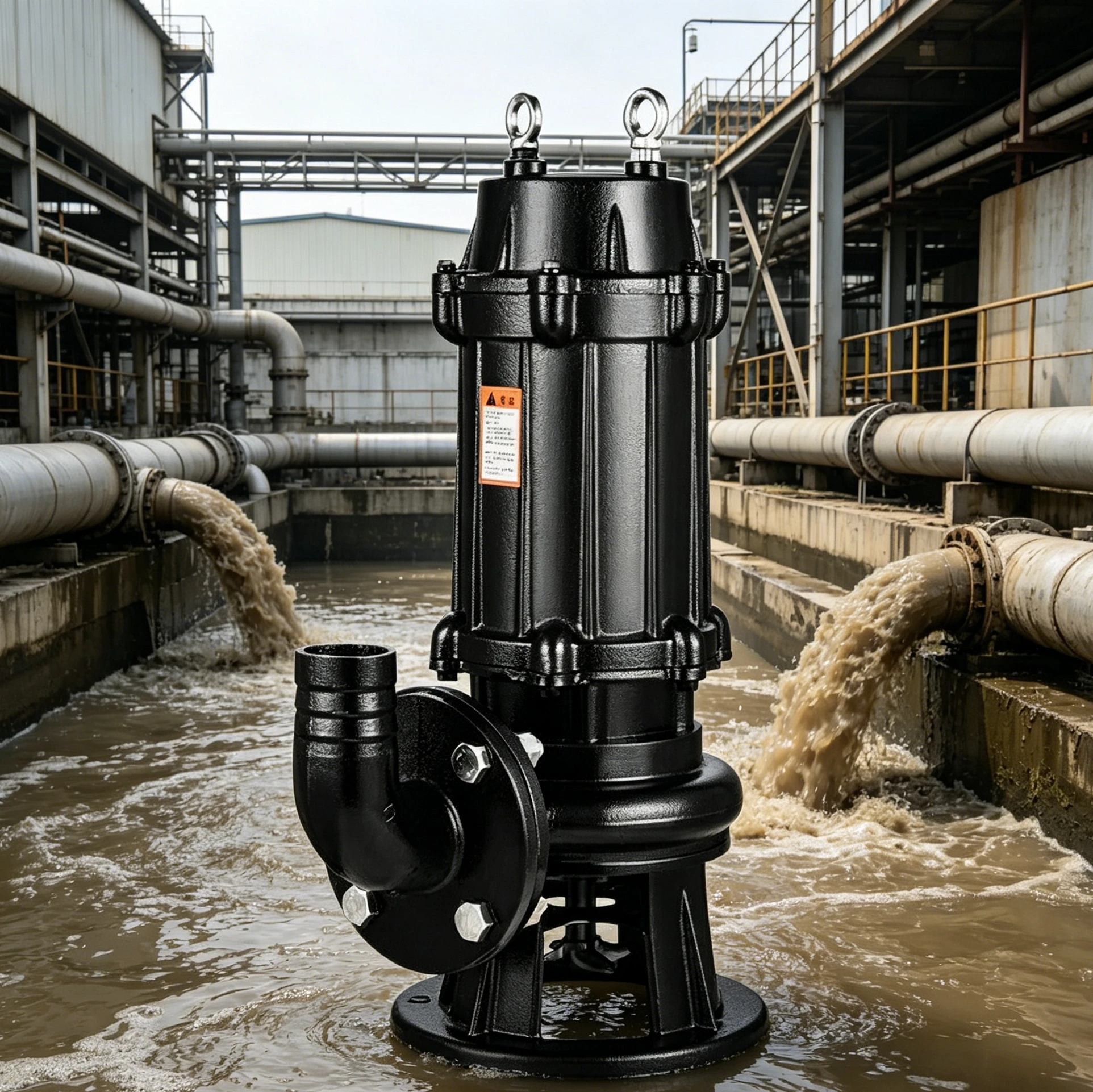 Industry High Head Electric High Centrifugal Stainless Steel Sealing OEM Submersible Sewage Pump - Image 5