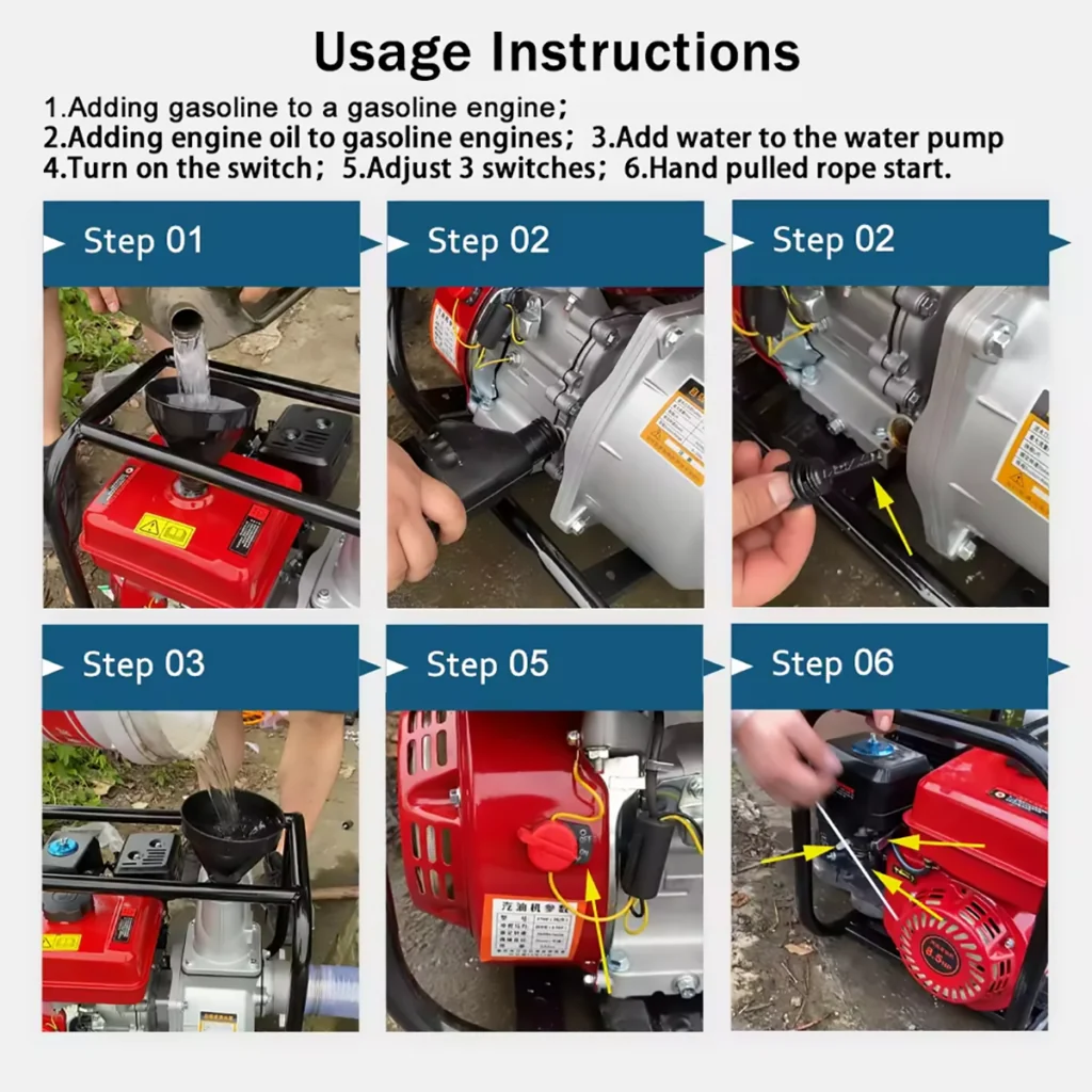 Gasoline Engine Water Pump
