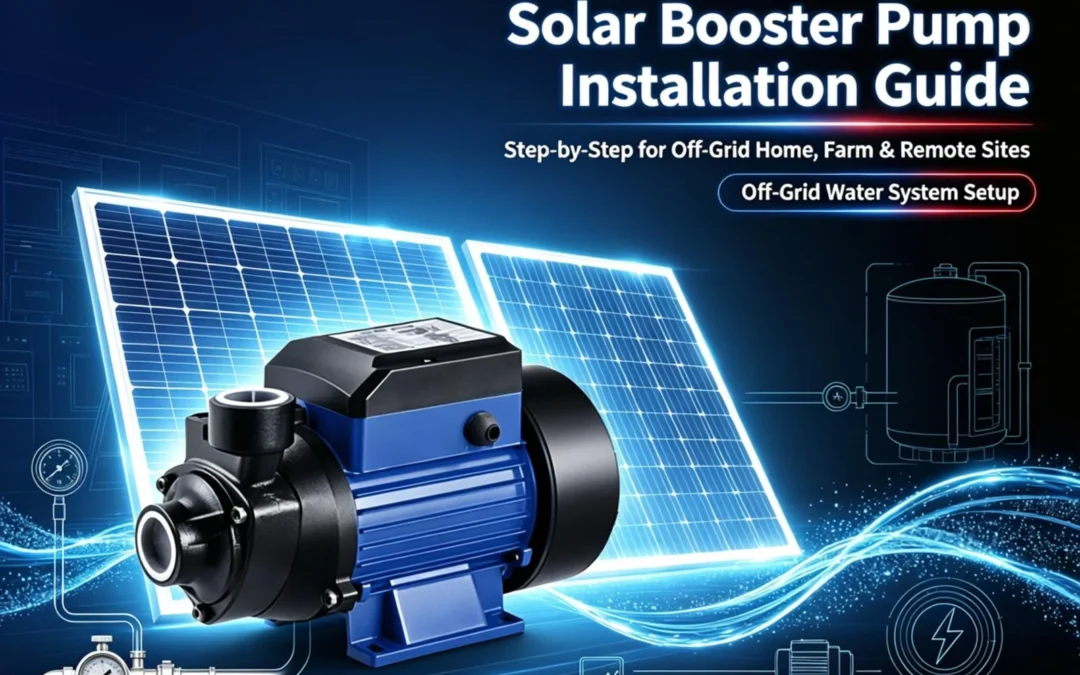 Solar Booster Pump Installation