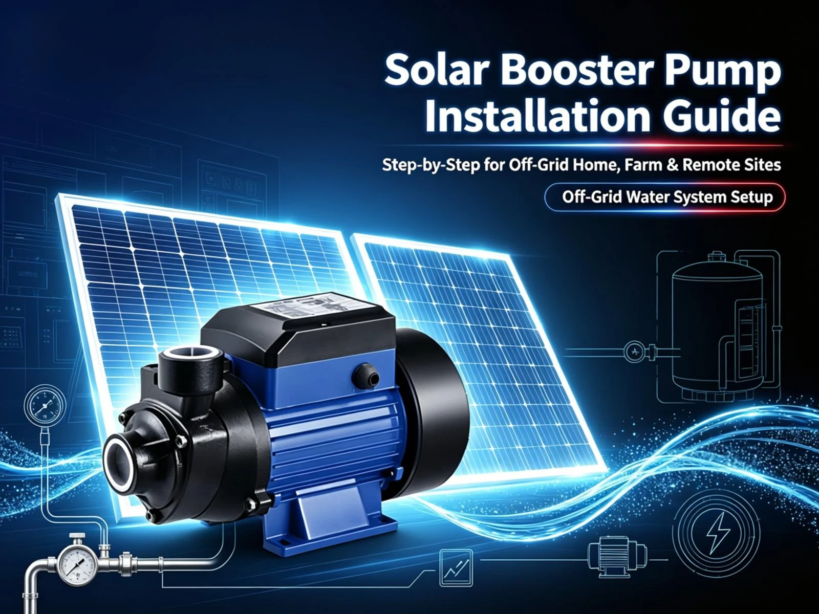 Solar Booster Pump Installation Solar Booster Pump Installation