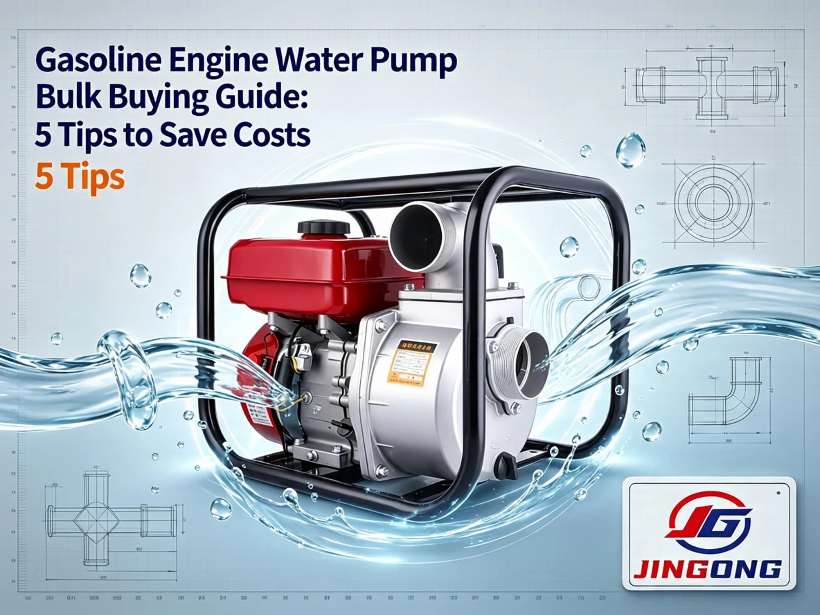Gasoline Engine Water Pump Bulk