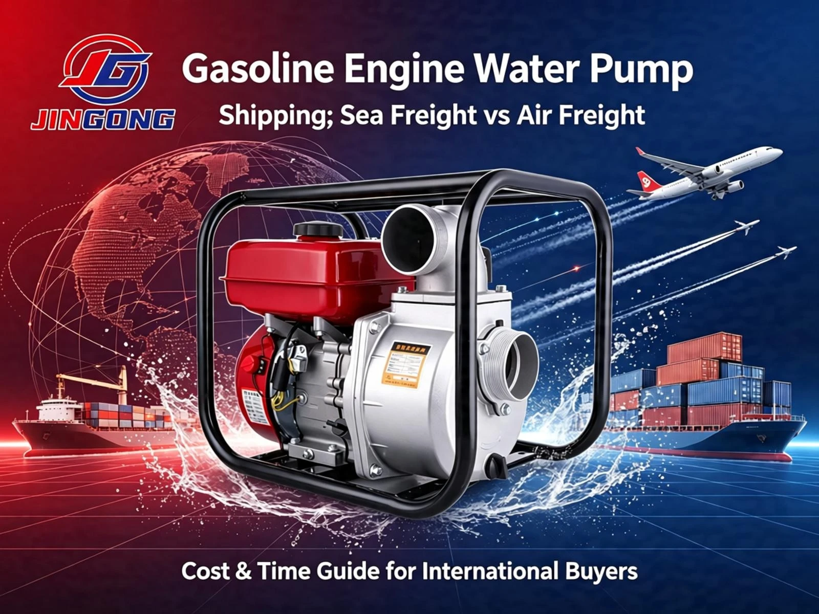 Gasoline Engine Water Pump Shipping