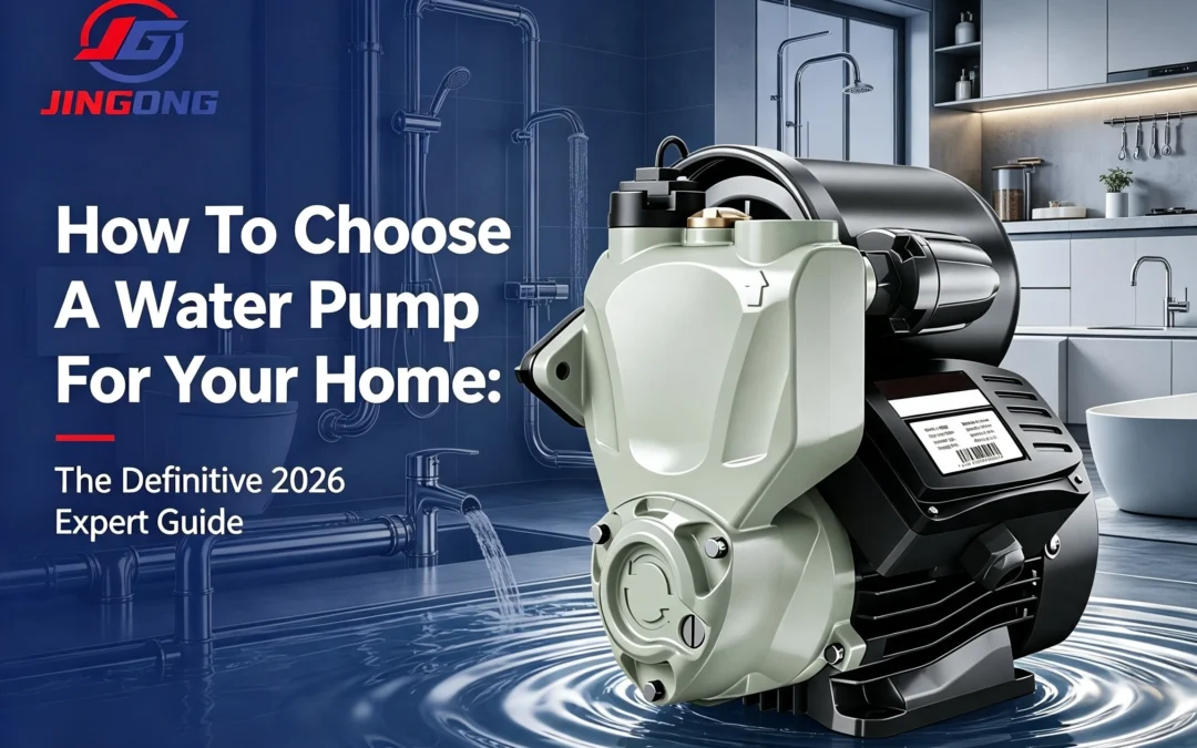 How To Choose Home Water Pump : The Definitive 2026 Expert Guide by Jingong Pump