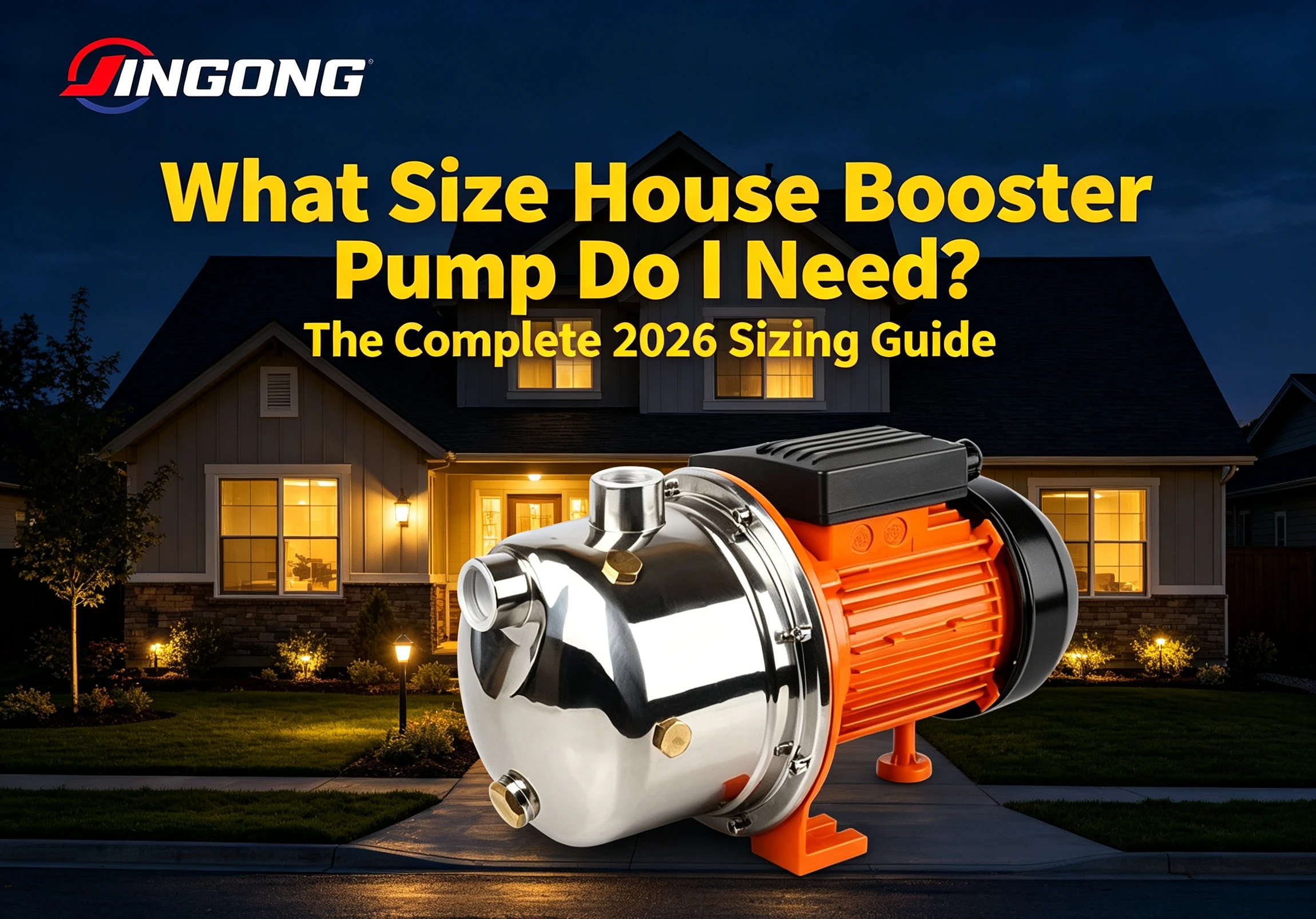 House Water Booster Pump