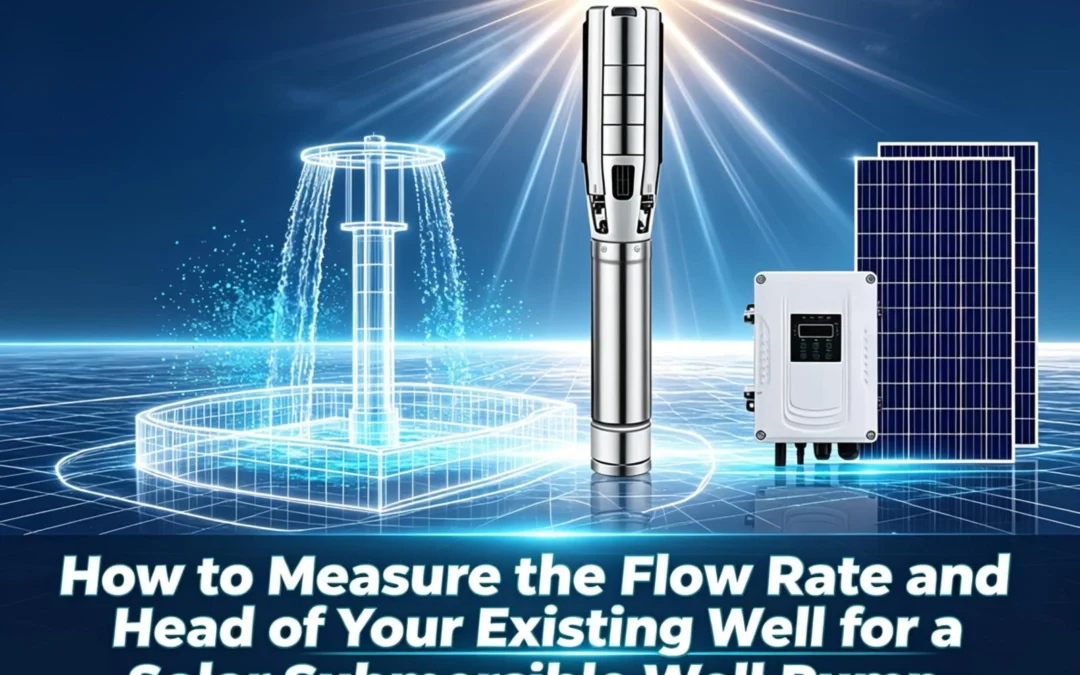 How to Measure the Flow Rate and Head of Your Existing Well for a Solar Submersible Well Pump