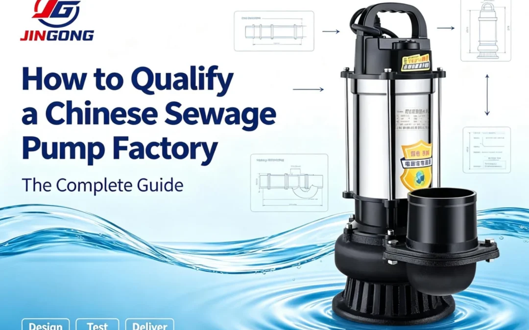 How to Qualify a Chinese Sewage Pump Manufacturer — Professional Factory Guide