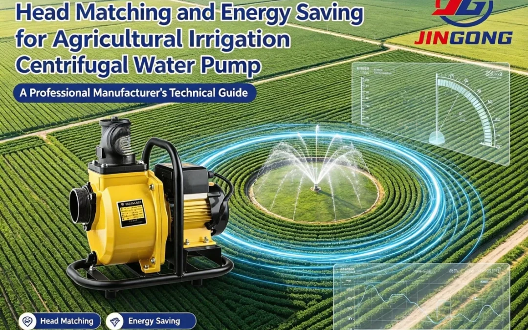Head Matching and Energy Saving for Agricultural Irrigation Centrifugal Water Pump: A Professional Manufacturer’s Technical Guide